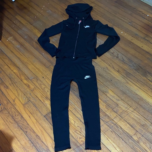 Nike Pants - Nike Black Hoodie and Joggers Set